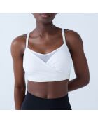 Sujetador blanco con aros Adapt