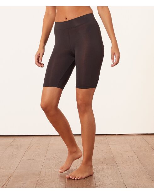 Warm Me Up schwarze Radhose