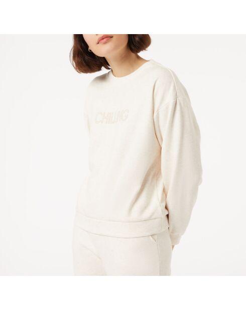 Sudadera Cunta beige