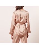 Loungehemd in roze kleur