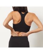 Caroline G schwarzer Bügel-BH