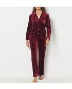 Camicia granata bordeaux Bellah