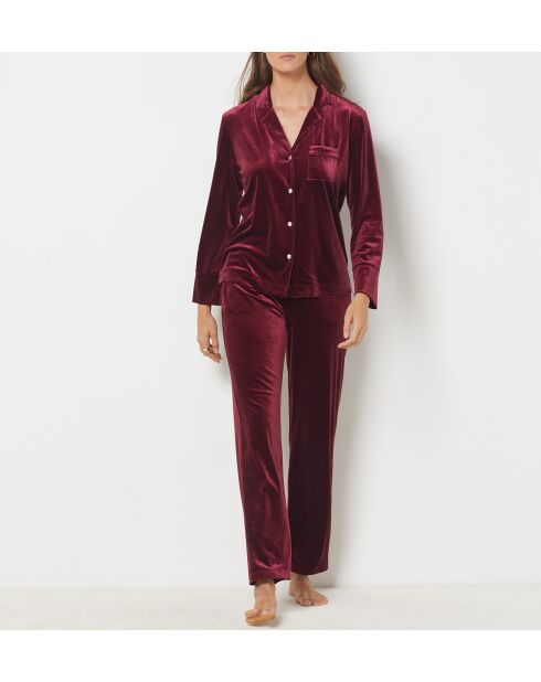 Camicia granata bordeaux Bellah