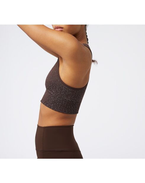 Camiseta sin mangas marrón Podium