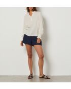 Beigefarbene Bluse Manilo