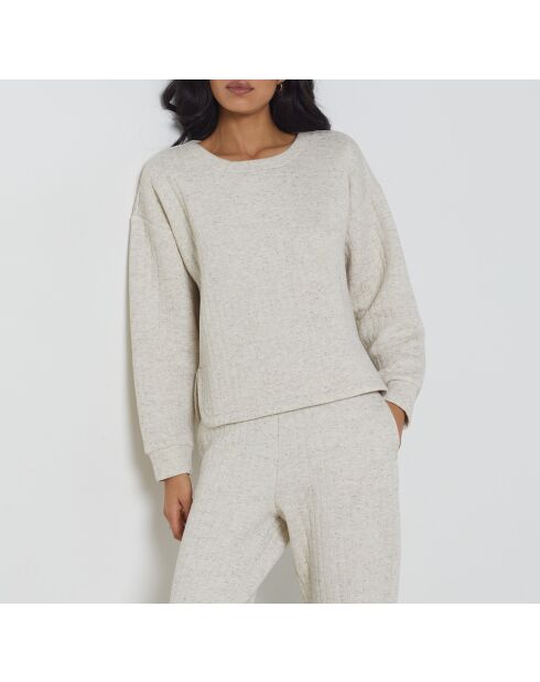 Sudadera Enoha beige