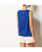 Debardeur Gena bleu royal