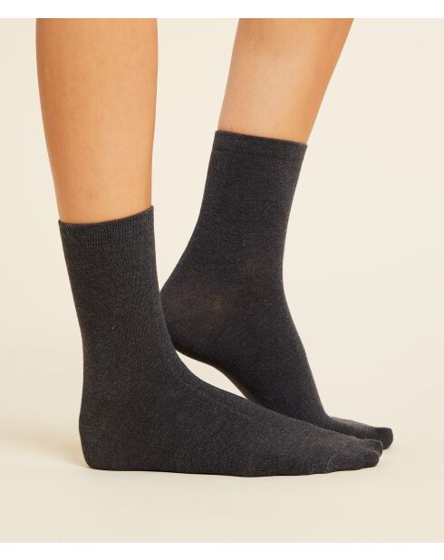 Calzini corti Warm Me Up 2PP grigi