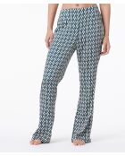 Pantalones Levri con estampado de fondo verde