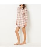 Liquette Cerisa carreaux marron