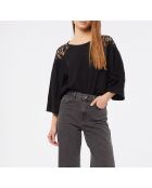 Perly schwarzes T-Shirt