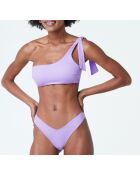 Essentiella lila BH ohne Bügel, Stirnband und ohne Schale