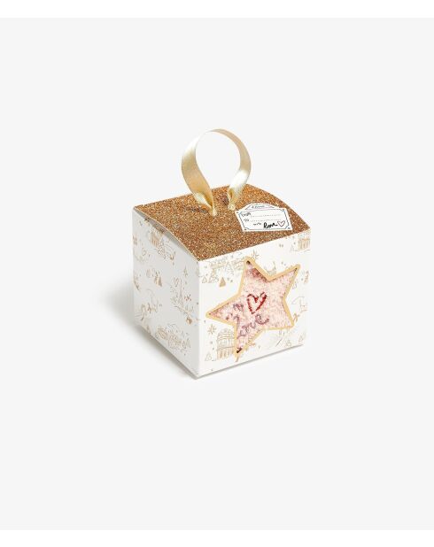 Calze natalizie beige Box Foil