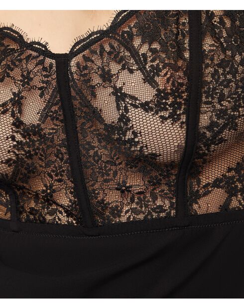 Camicia da notte nera