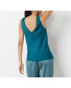 Debardeur Fusion bleu vert