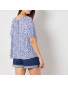 Lelix blouse met veelkleurige print