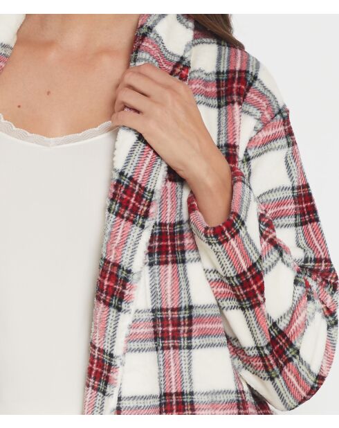 Déshabillé Telia carreaux multicolore