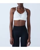 Sujetador con aros en color blanco energético