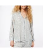 Iris blaues Lagunenhemd