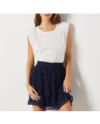 Gonna stampata Macy blu verde