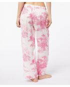 Inea roze broek met print