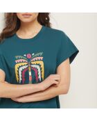 Camisón Big T Balmier azul verde