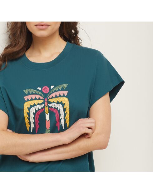 Camisón Big T Balmier azul verde