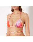 Mehrfarbiger BH Foly ohne dreieckigen Bügel und ohne Schale