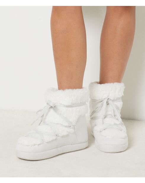 Bottines Hiking gris clair