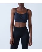 Sujetador negro con aros Adapt