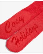 Chaussettes Noel Box Red rouges