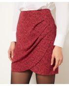 Gonna Romania stampata con fondo mattone