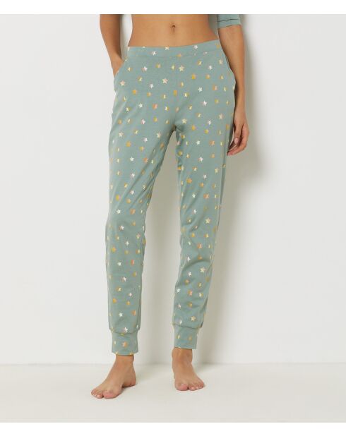 Nilgrüne Palmyre-Hose