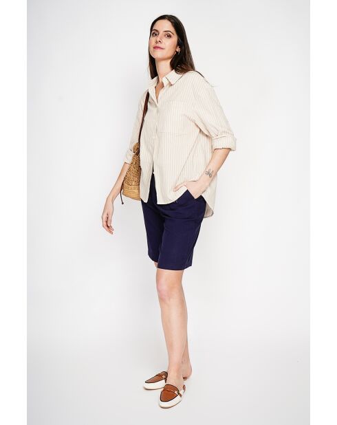 Roxanne hemd van linnenmix