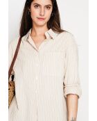 Roxanne hemd van linnenmix