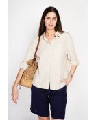 Roxanne hemd van linnenmix