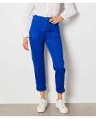 Dunkelrote Indigohose