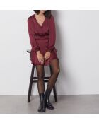 Orelie bordeauxrode jurk