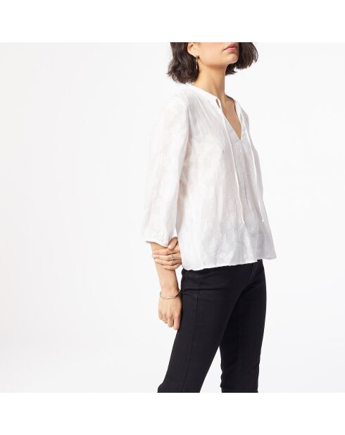 Ecru blouse Perla