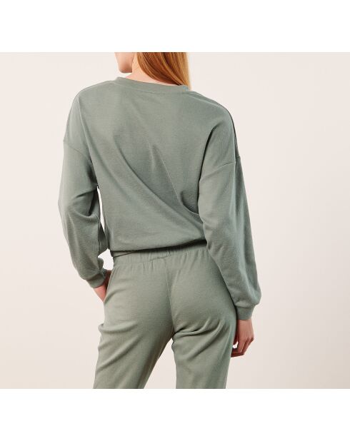 Top color caqui verde oliva