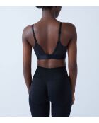 Sujetador negro con aros Adapt