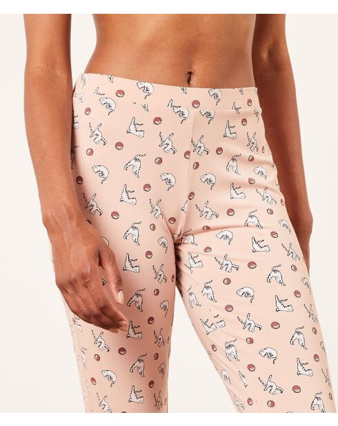 Legging Yvan rose poudre