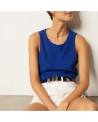 Debardeur Gena bleu royal