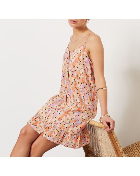 Robe Fafa imprimé multicolores