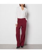 Pantaloni bordeaux Paco