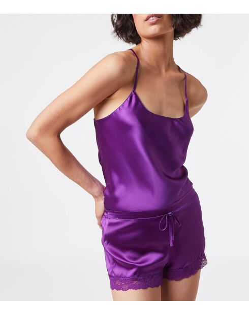 Camisola morada nacarada