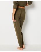 Mody Spe khaki olijfkleurige broek