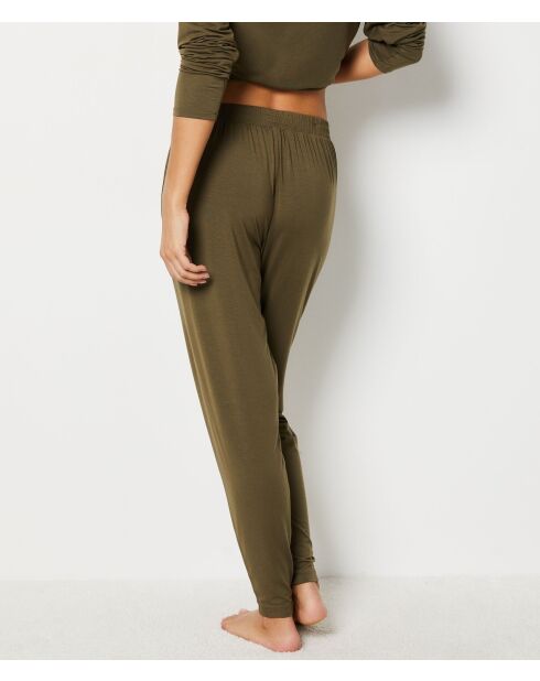 Mody Spe khaki olijfkleurige broek