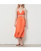 Fabbie orangefarbenes Kleid
