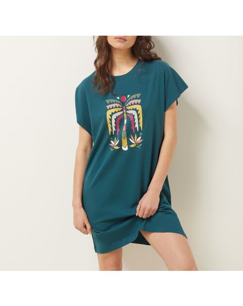 Camisón Big T Balmier azul verde